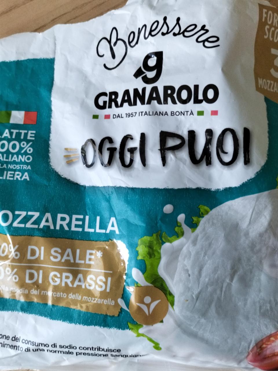 Fotografie - Oggi Puoi Mozzarella -30% Sale -50% Grassi Granarolo