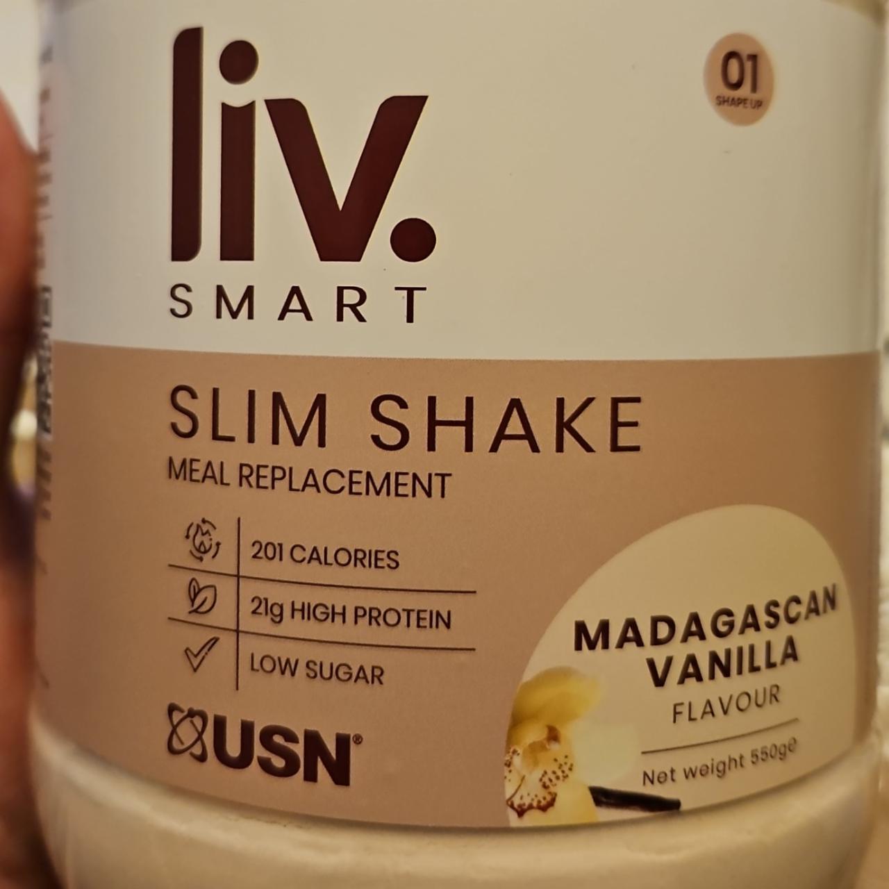 Fotografie - Liv.smart slim shake madagascan vanilla USN