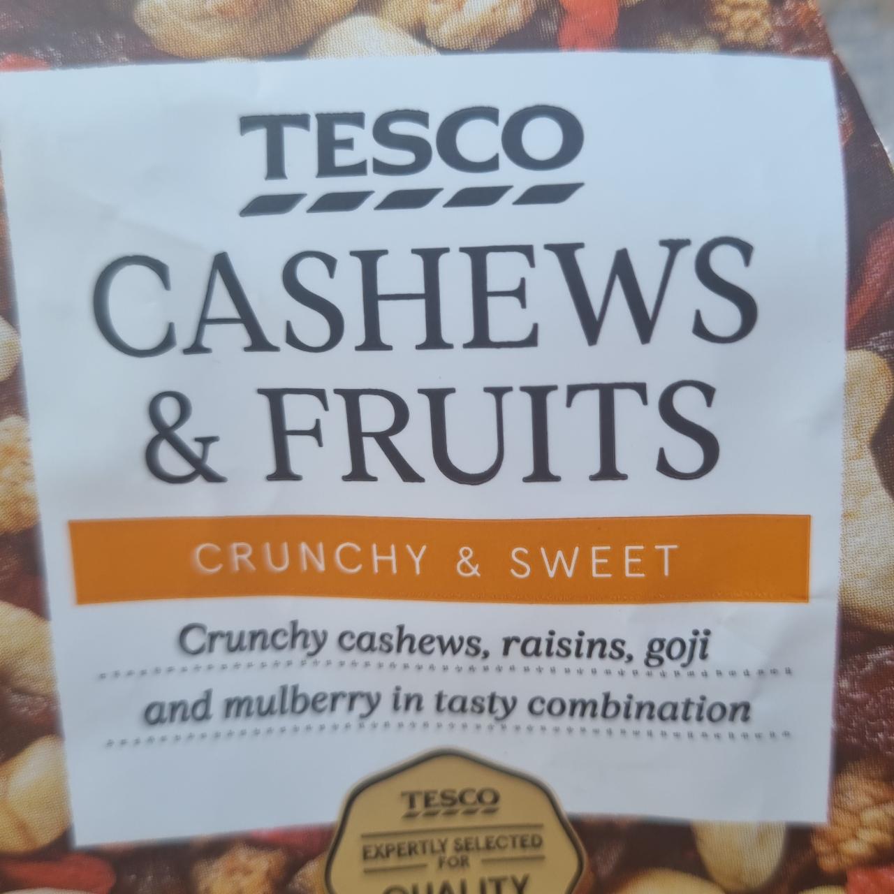 Fotografie - Cashews & fruits crunchy & sweet Tesco