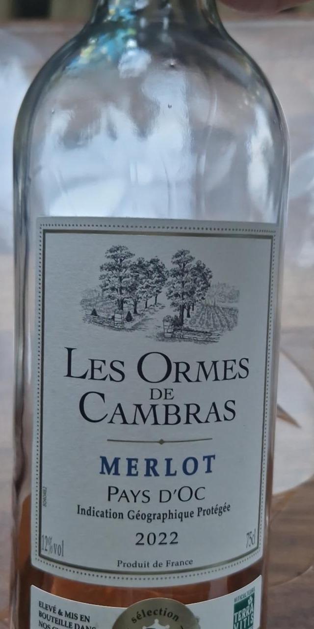 Fotografie - Merlot Les Ormes de Cambras
