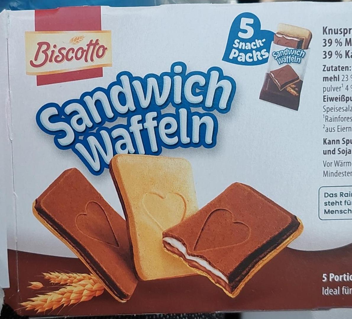 Fotografie - Sandwich waffeln Biscotto