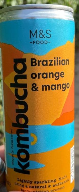 Fotografie - Kombucha brazilian orange & mango M&S Food