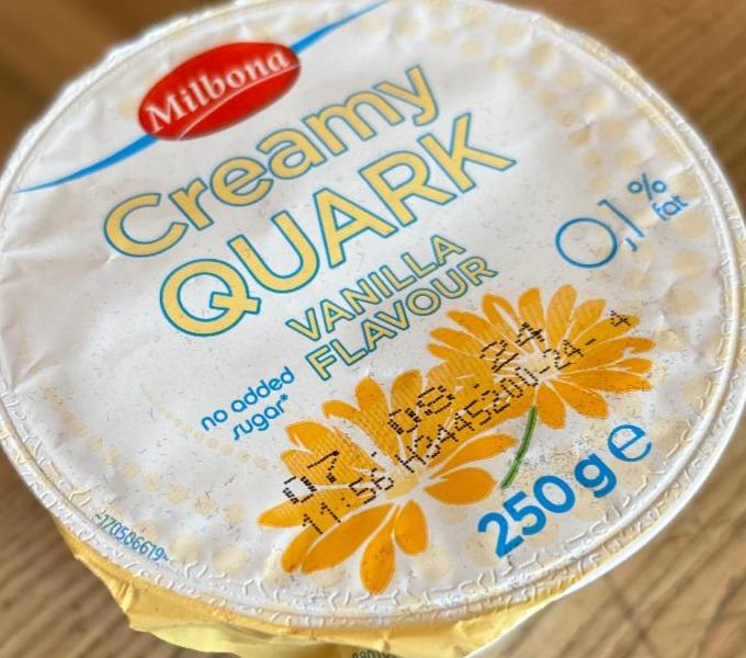 Fotografie - Creamy quark vanilla flavour Milbona