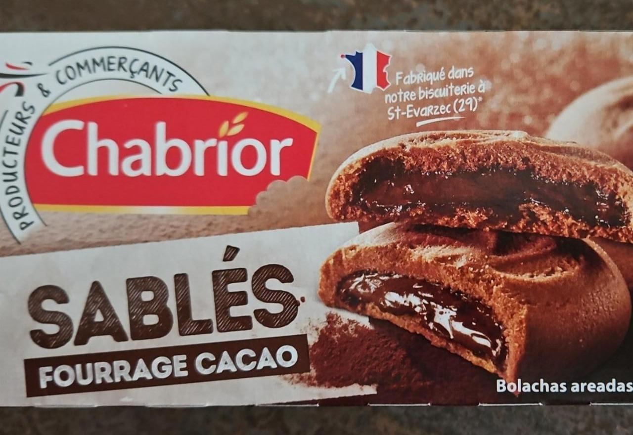 Fotografie - Sablés fourrage cacao Chabrior