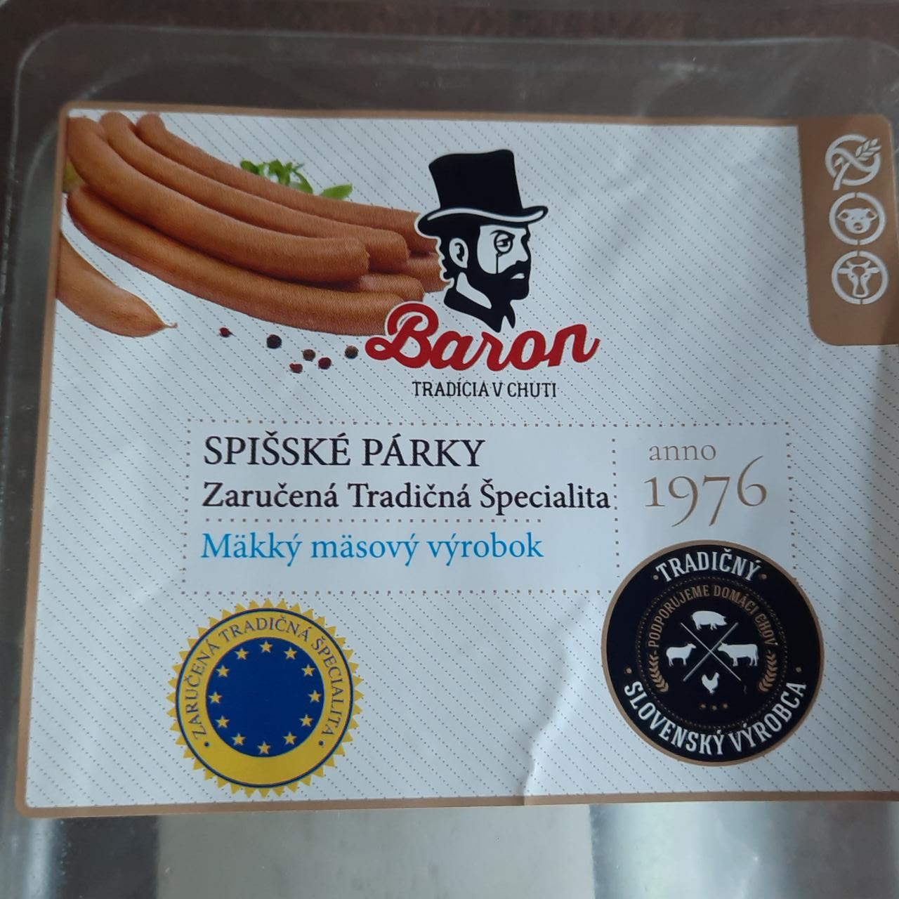 Fotografie - Spišské párky Baron