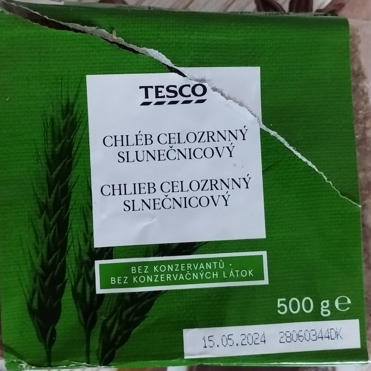 Fotografie - chléb celozrnný slunečnicový Tesco