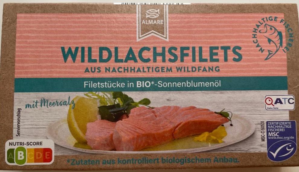 Fotografie - Wildlachsfilets in Sonnenblumenöl Almare