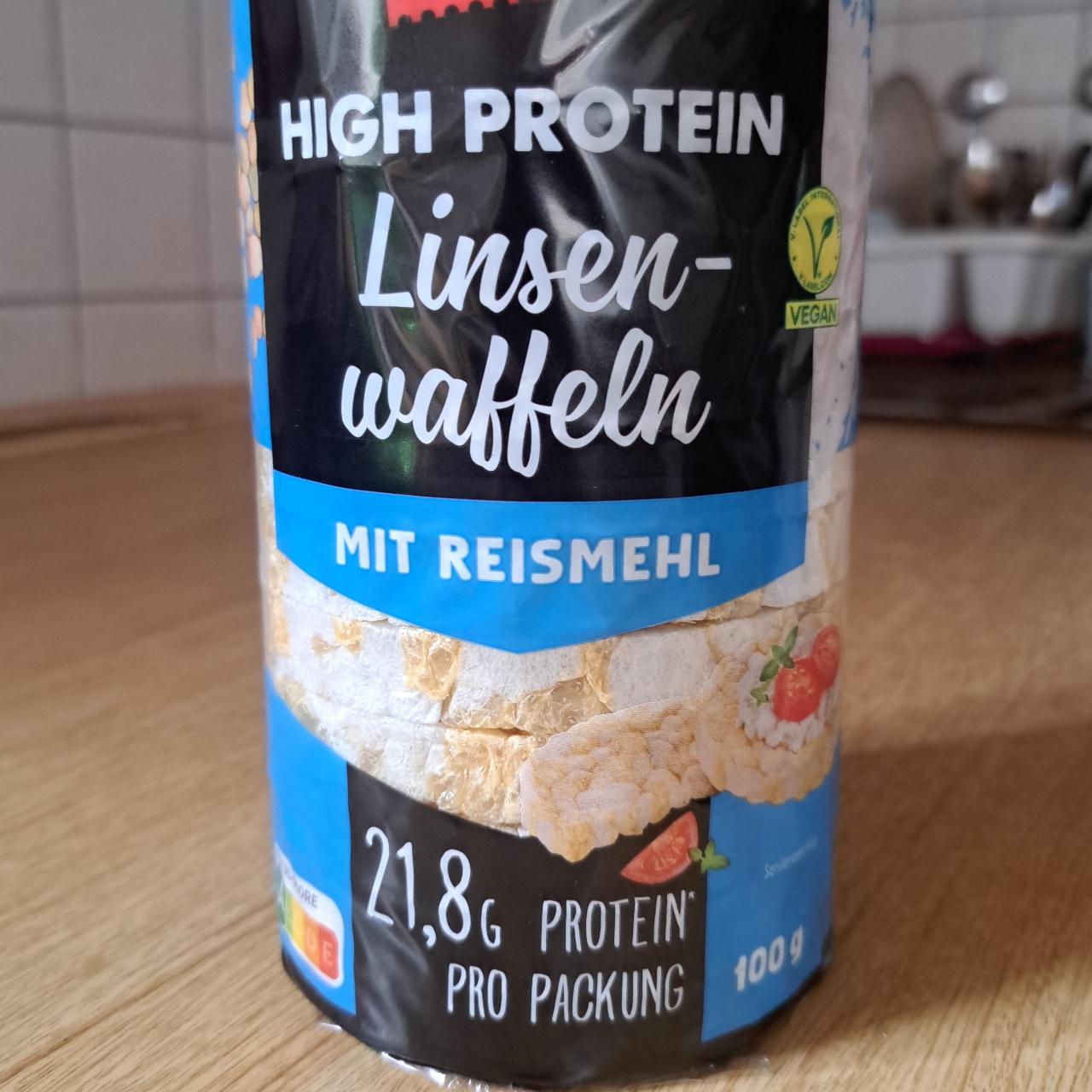 Fotografie - High protein linsenwaffeln mit reismehl Sondey