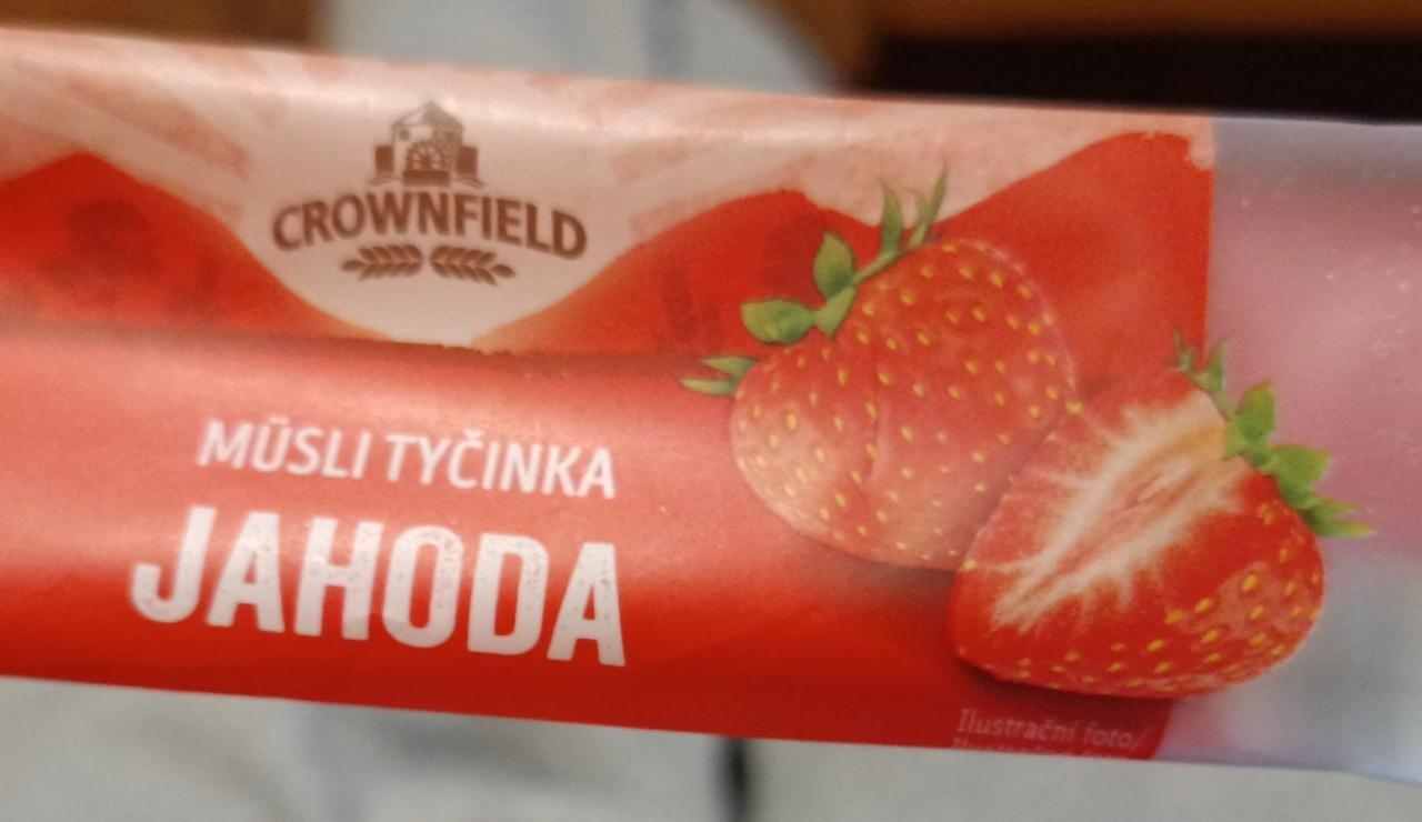 Fotografie - Müsli tyčinka jahoda Crownfield