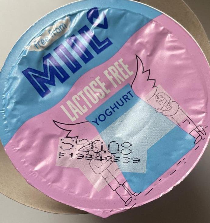 Fotografie - Lactose free yoghurt Miil