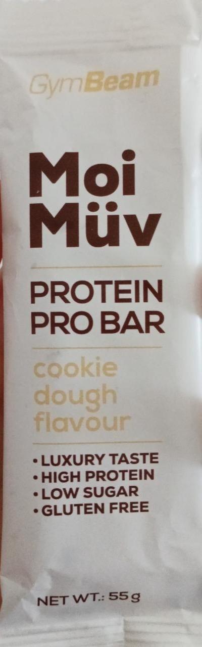 Fotografie - Moi Müv protein pro bar Cookie dough GymBeam