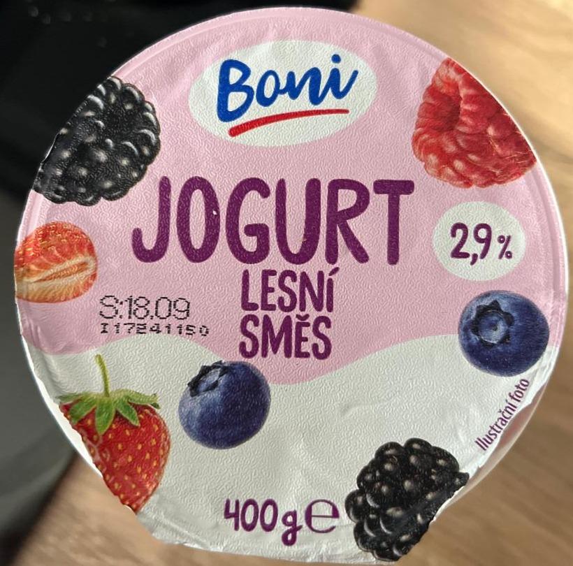 Fotografie - Jogurt lesní směs 2,9% Boni