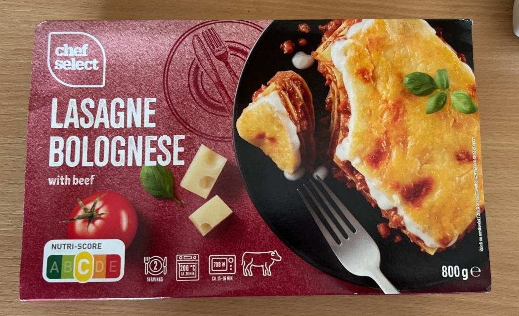 Fotografie - Lasagne bolognese with beef Chef Select