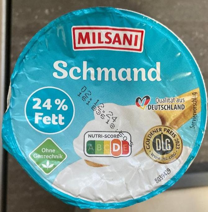 Fotografie - Schmand 24% fett Milsani