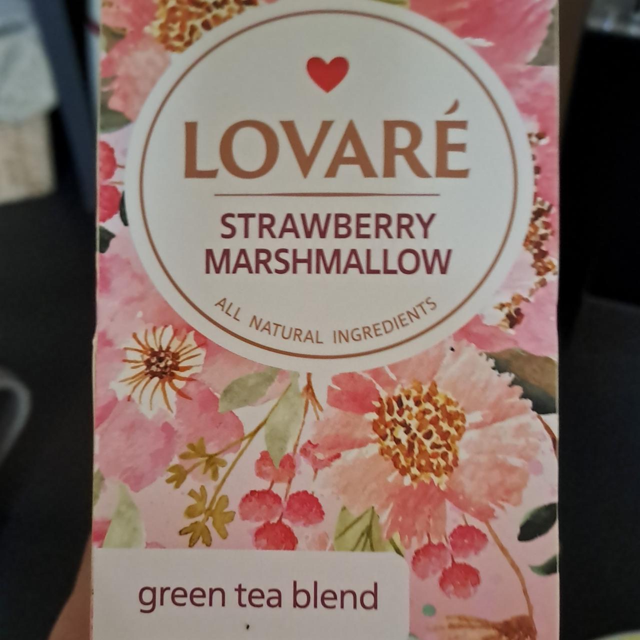 Fotografie - Green tea blend strawberry marshmallow Lovaré