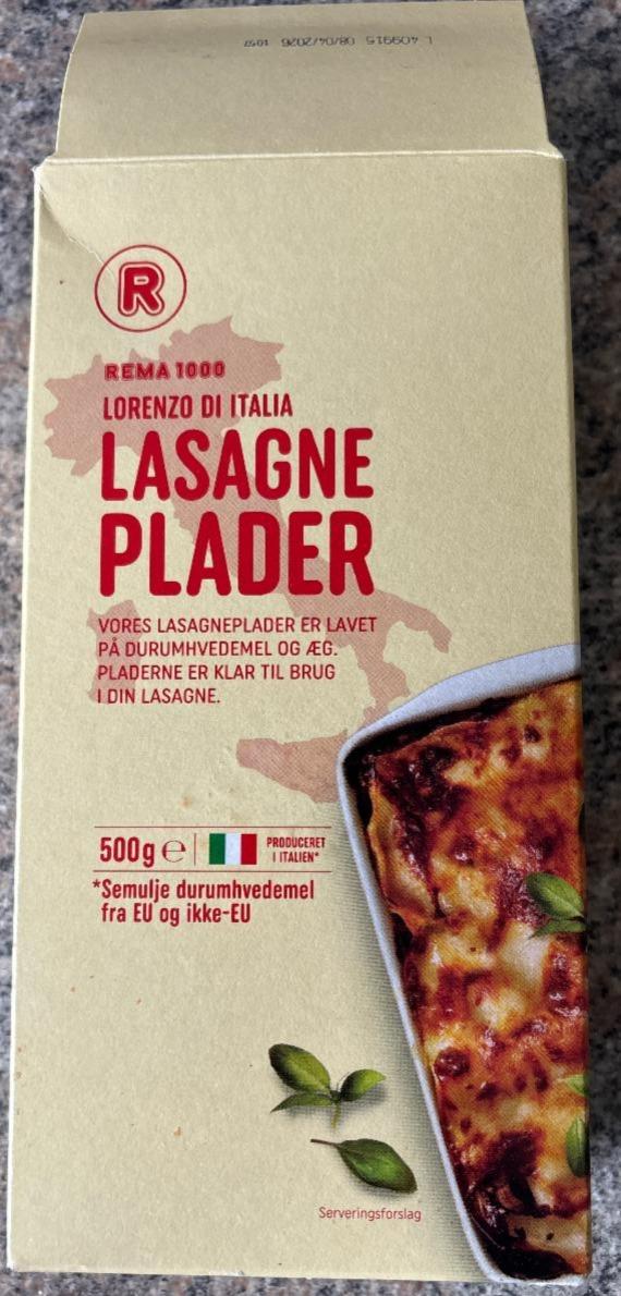 Fotografie - Lorenzo di italia lasagne plader Rema1000