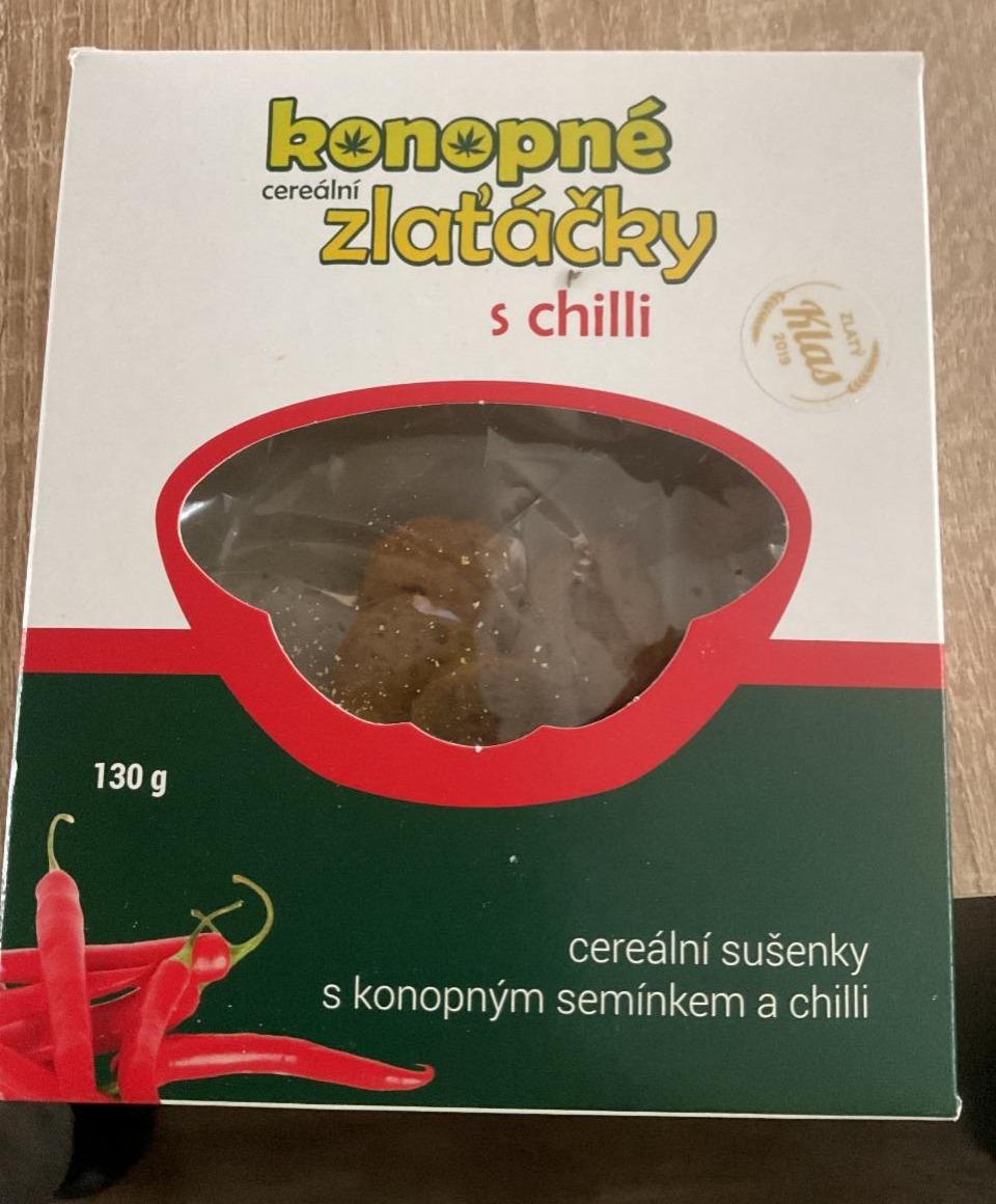 Fotografie - Cereální konopné zlaťáčky s chilli Hemp