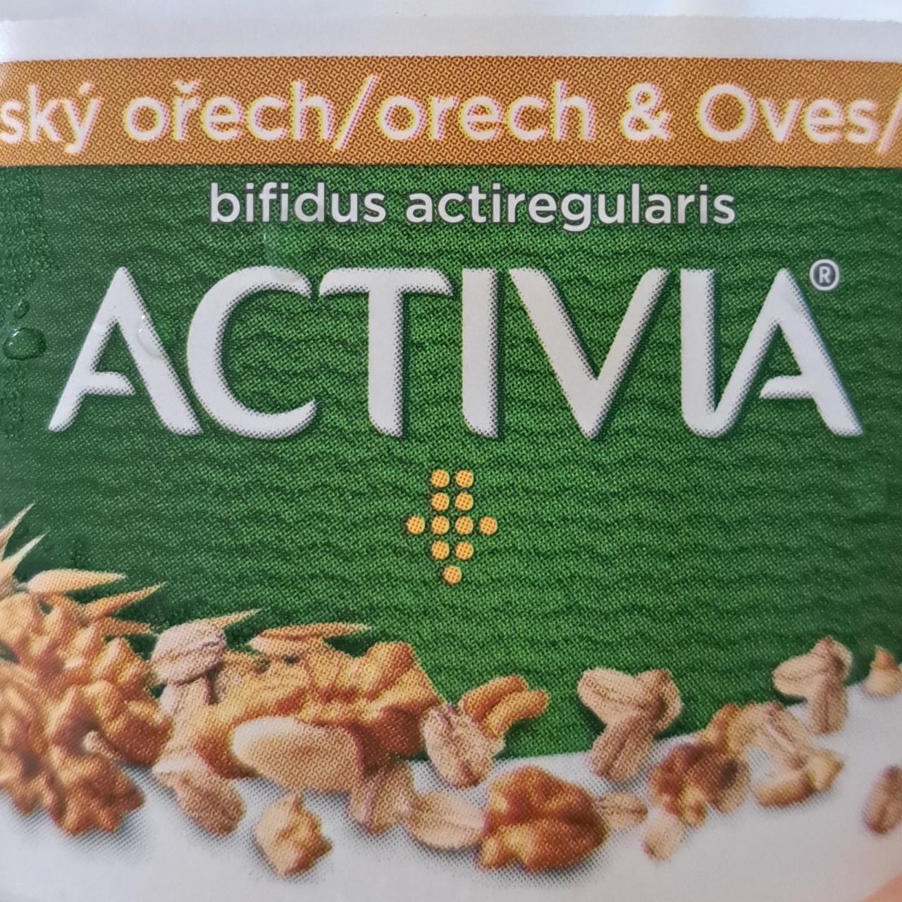 Fotografie - Activia jogurt vlašský ořech a oves