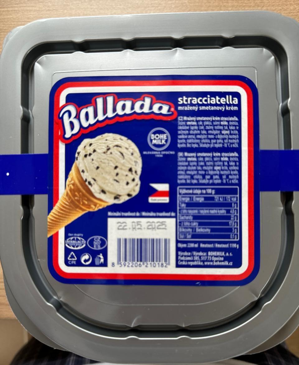 Fotografie - Ballada stracciatella Bohemilk