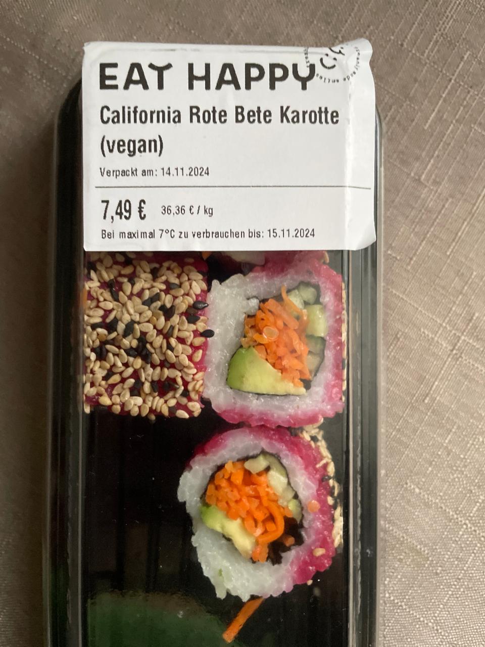 Fotografie - California rote bete karotte Eat Happy