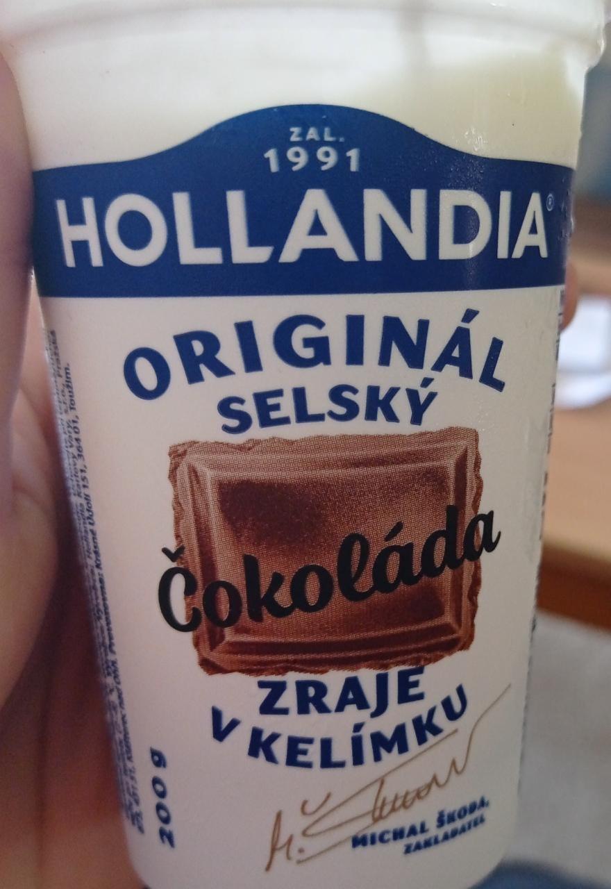 Fotografie - Originál selský čokoláda zraje v kelímku Hollandia