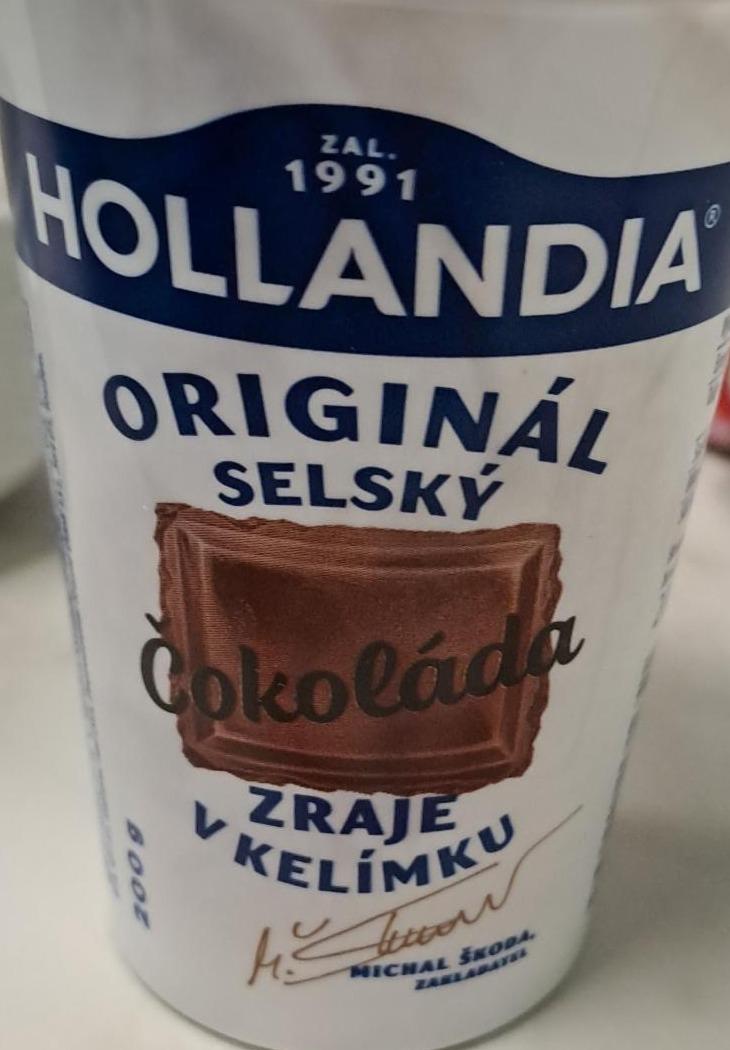 Fotografie - Originál selský zraje v kelímku čokoláda Hollandia