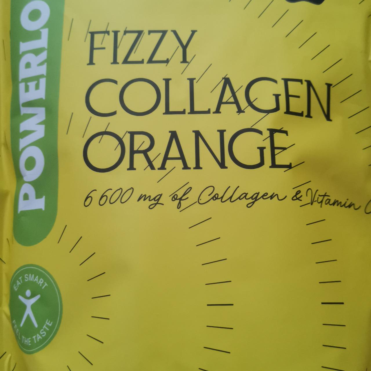 Fotografie - Fizzy collagen orange Powerlogy