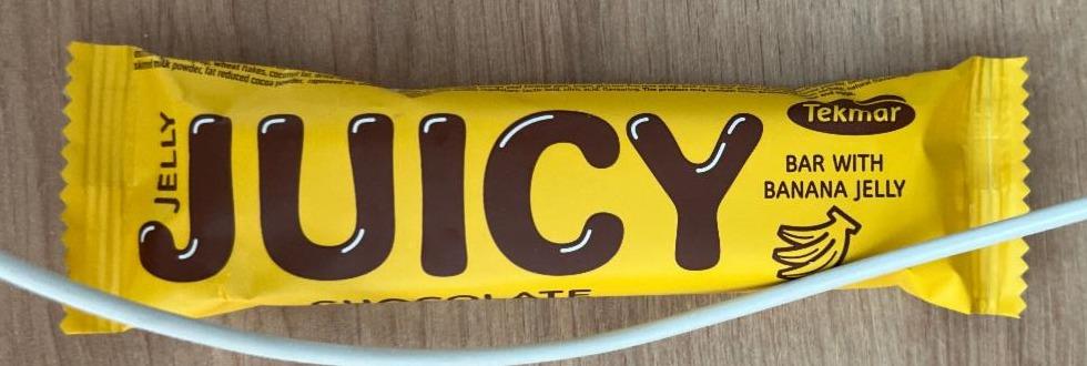 Fotografie - Jelly juicy chocolate bar with banana jelly Tekmar