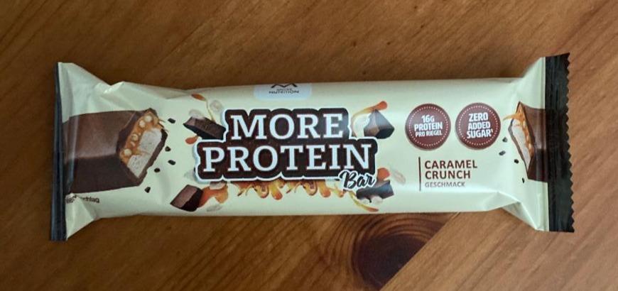 Fotografie - More protein bar caramel crunch geschmack More Nutrition