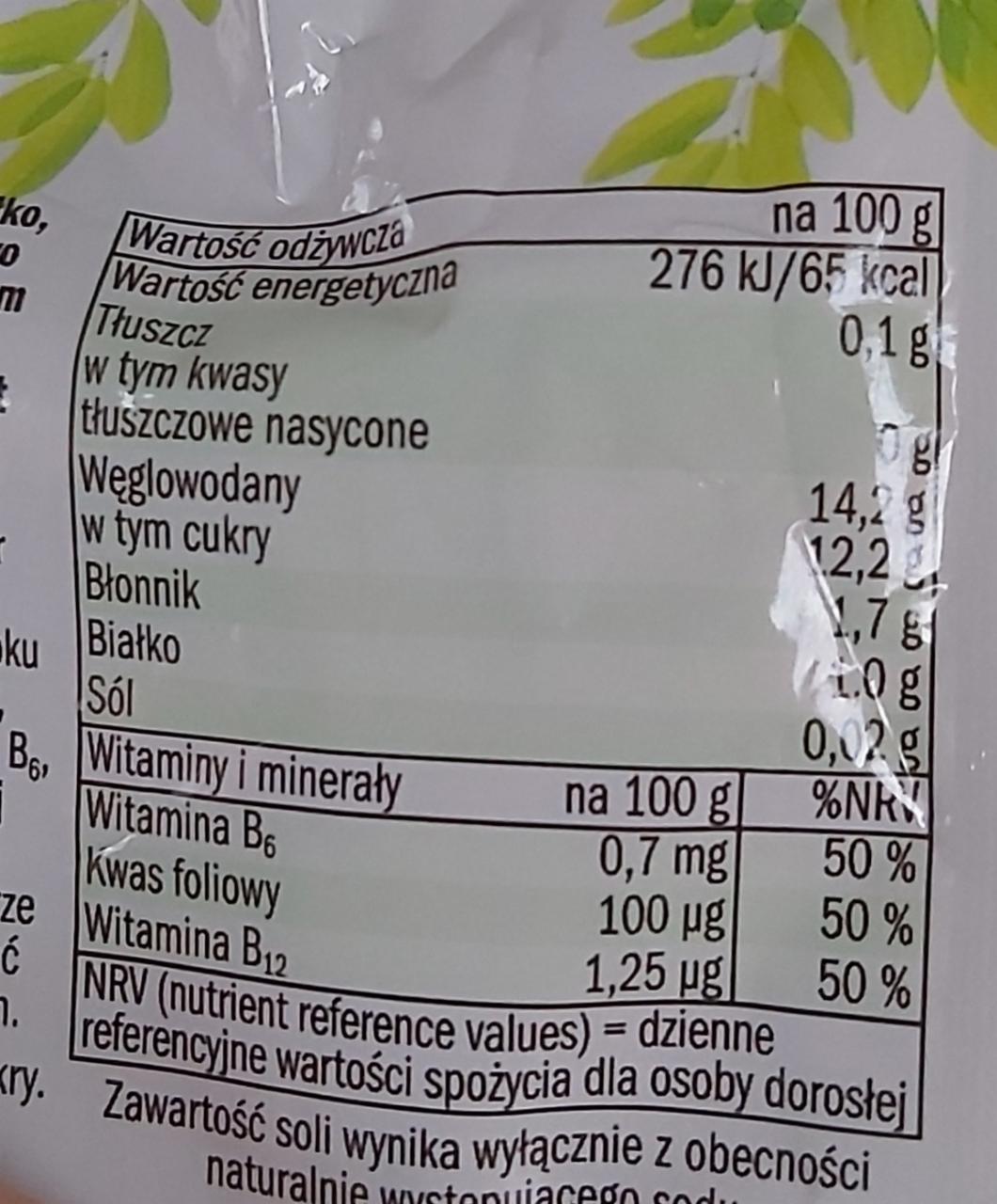 Bio Mangue Good Goût - kalorie, kJ a nutriční hodnoty