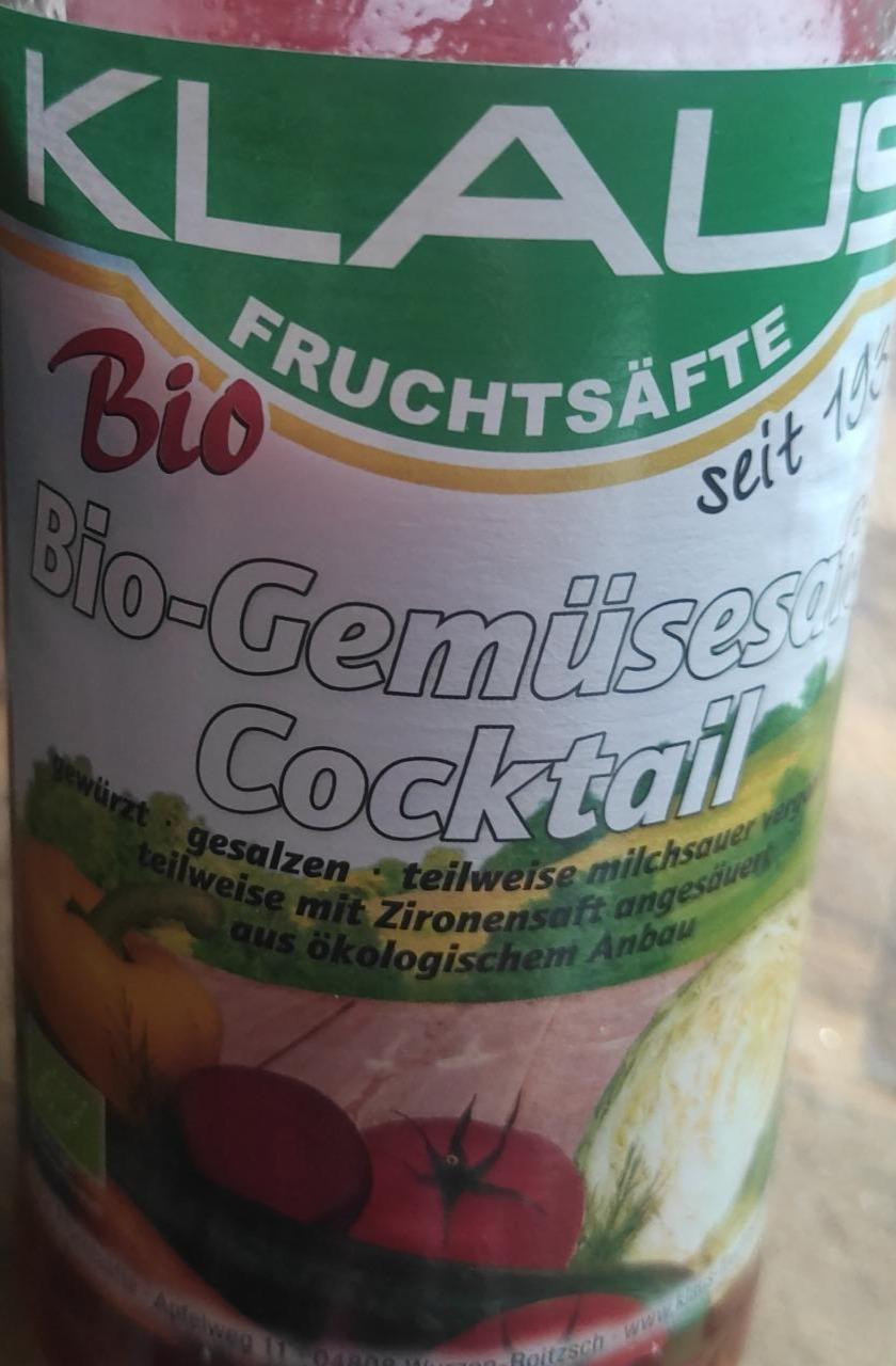 Fotografie - Fruchtsäfte bio-gemüse cocktail Klaus