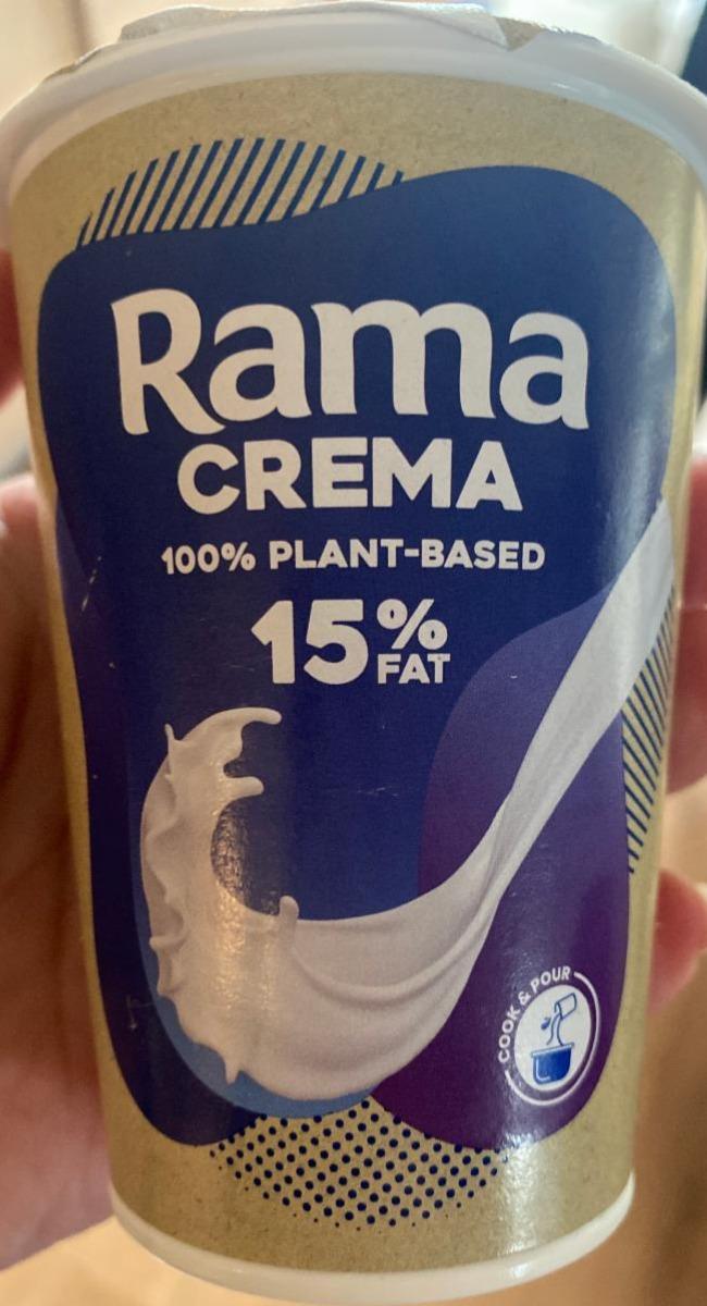 Fotografie - Crema 100% plant-based 15% fat Rama