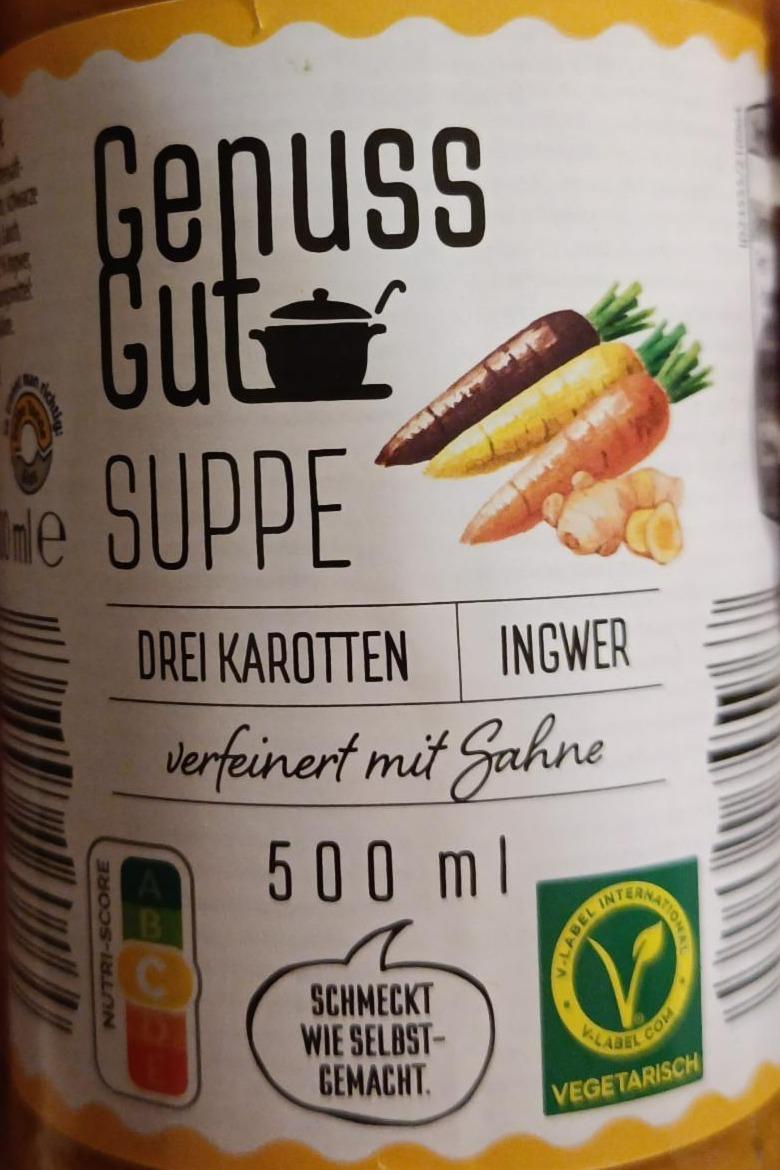 Fotografie - Suppe drei karotten Genuss gut