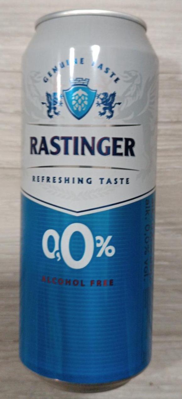 Fotografie - Refreshing taste 0,0% alcohol free Rastinger