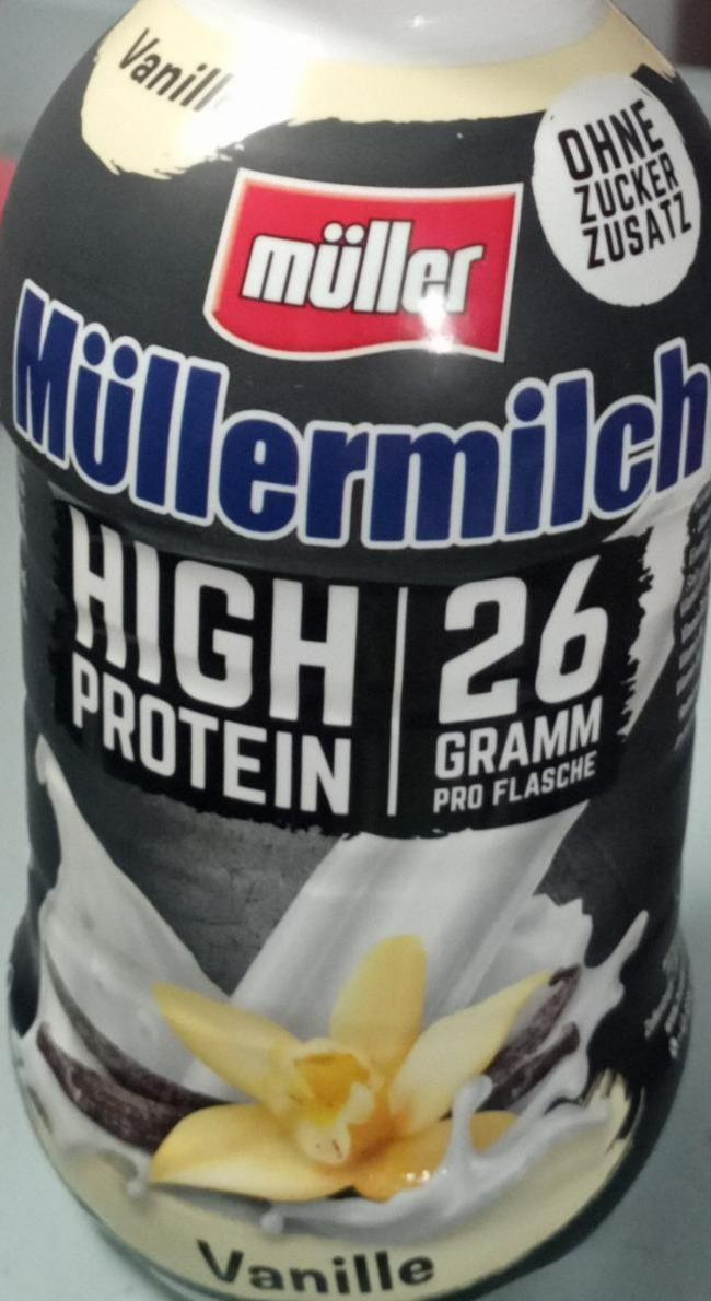 Fotografie - Müllermilch high protein vanille Müller