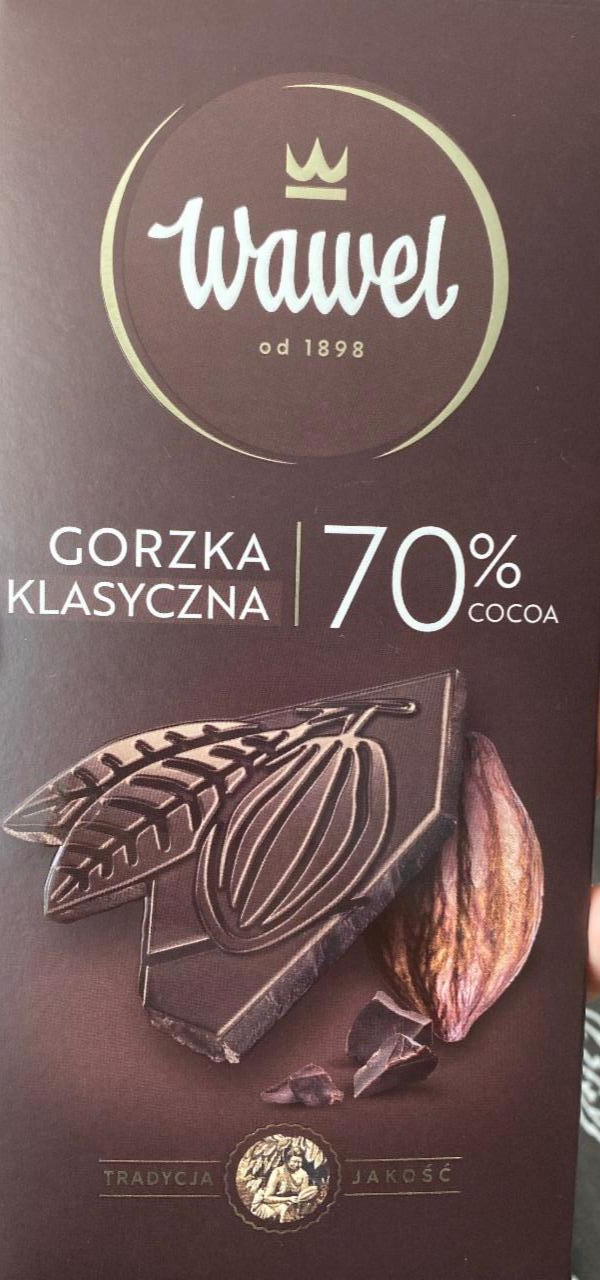 Fotografie - Wawel hořká krakowská čokoláda 70%