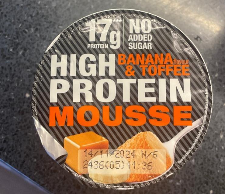 Fotografie - High protein mousse banana & toffee