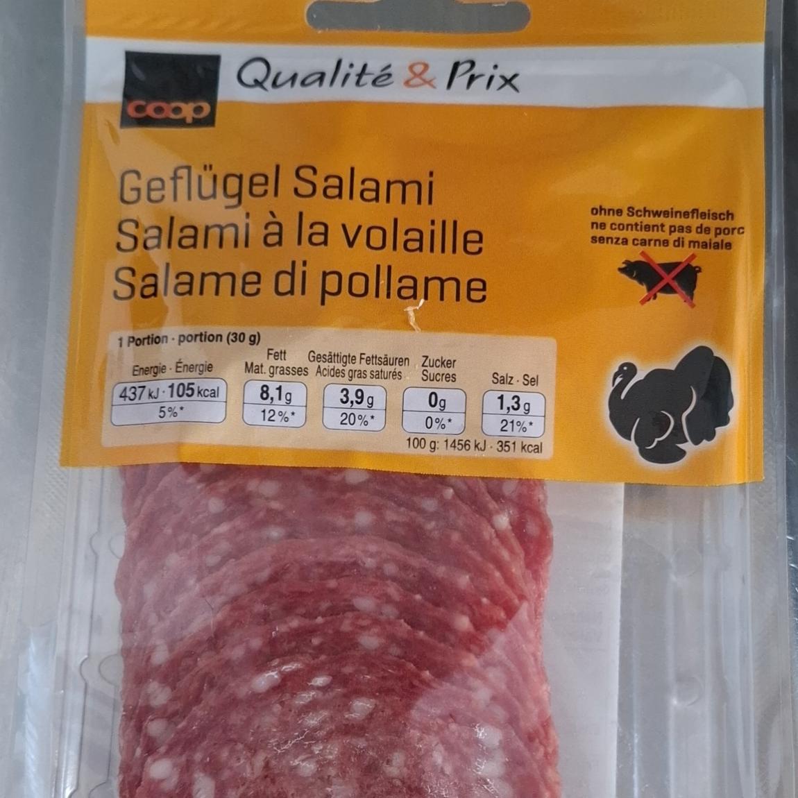 Fotografie - Geflügel salami Coop Qualité & Prix