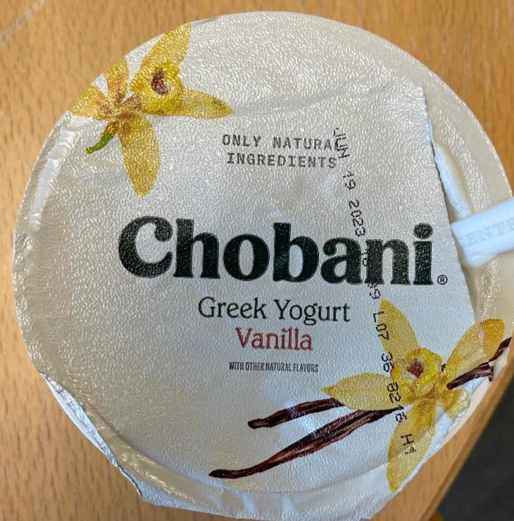 Fotografie - Greek yogurt vanilla Chobani