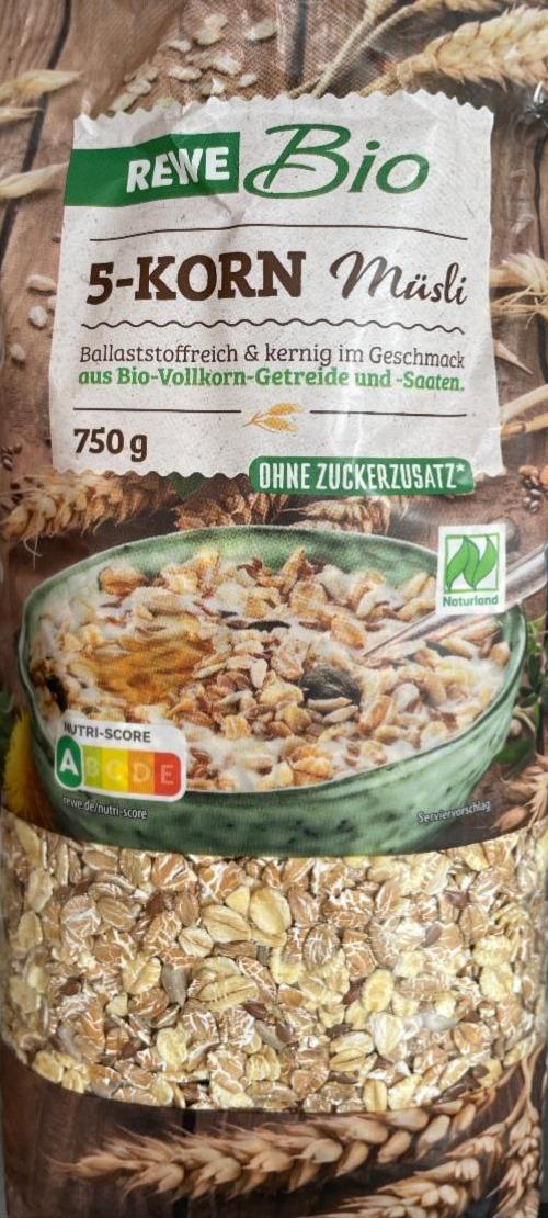 Fotografie - 5-KORN Müsli REWE Bio