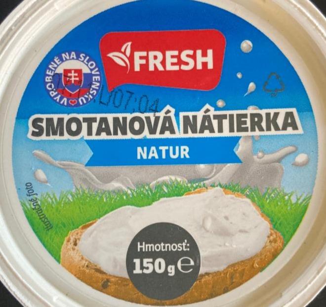 Fotografie - Smotanová nátierka natur Fresh