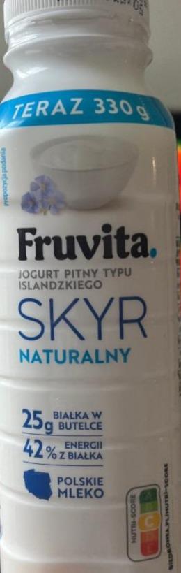 Fotografie - Skyr naturalny Fruvita