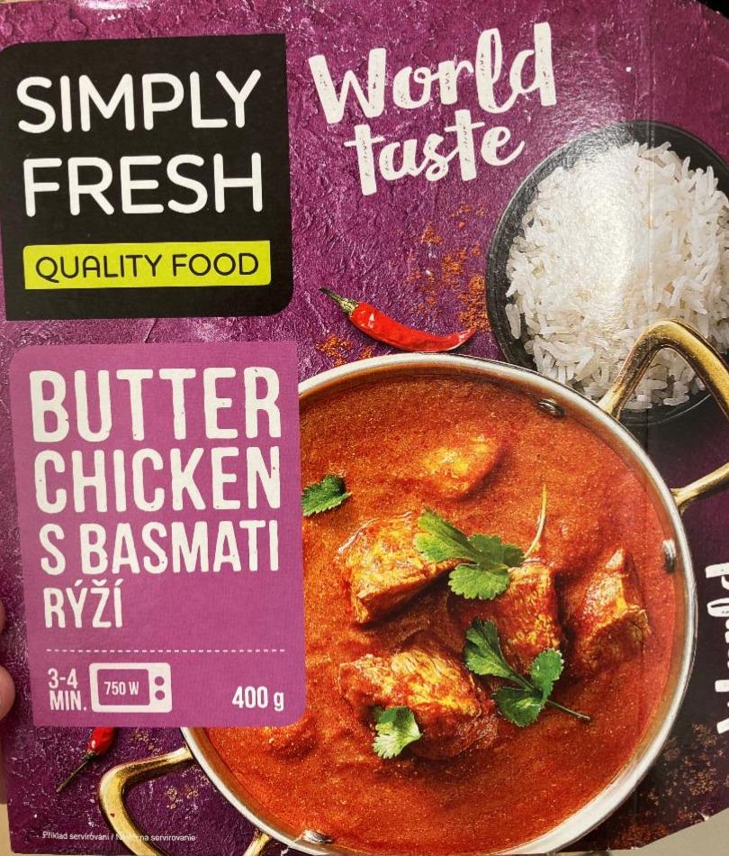 Fotografie - Butter chicken s basmati rýží Simply Fresh