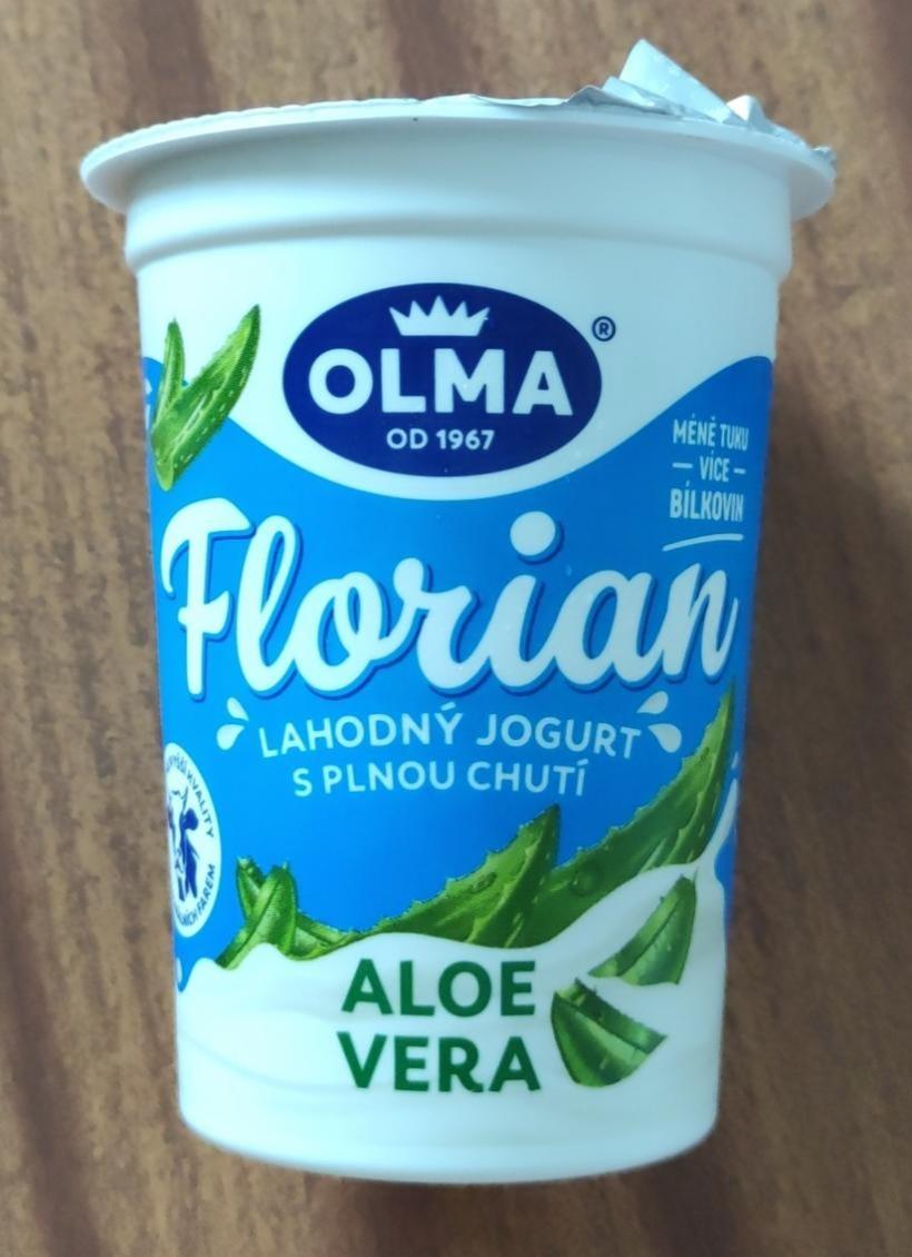 Fotografie - Florian lahodný jogurt s plnou chutí aloe vera Olma