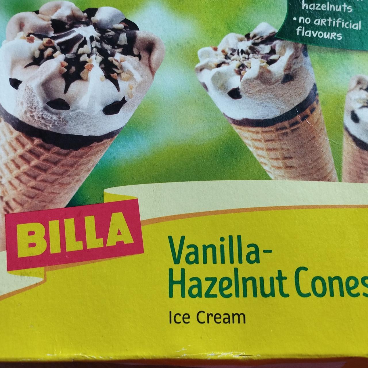 Fotografie - Vanilla hazelnut cones ice cream Billa