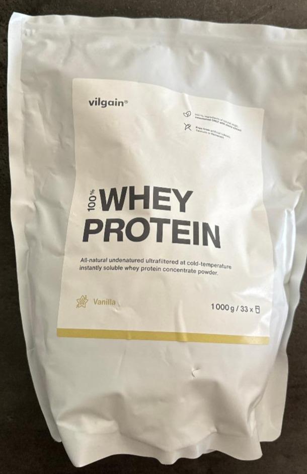 Fotografie - 100% whey protein vanilla Vilgain