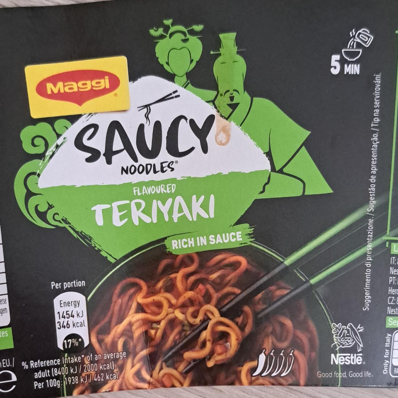 Fotografie - Saucy Noodles Flavoured Teriyaki Maggi