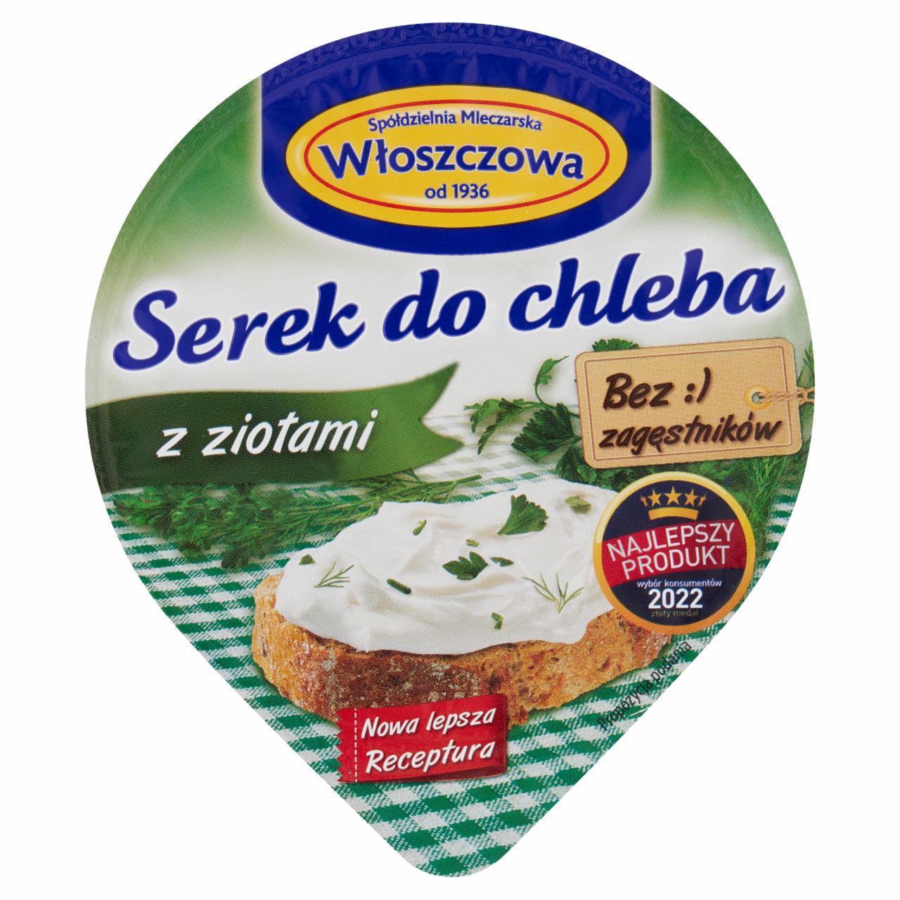 Fotografie - Serek do chleba z ziołami Włoszczowa