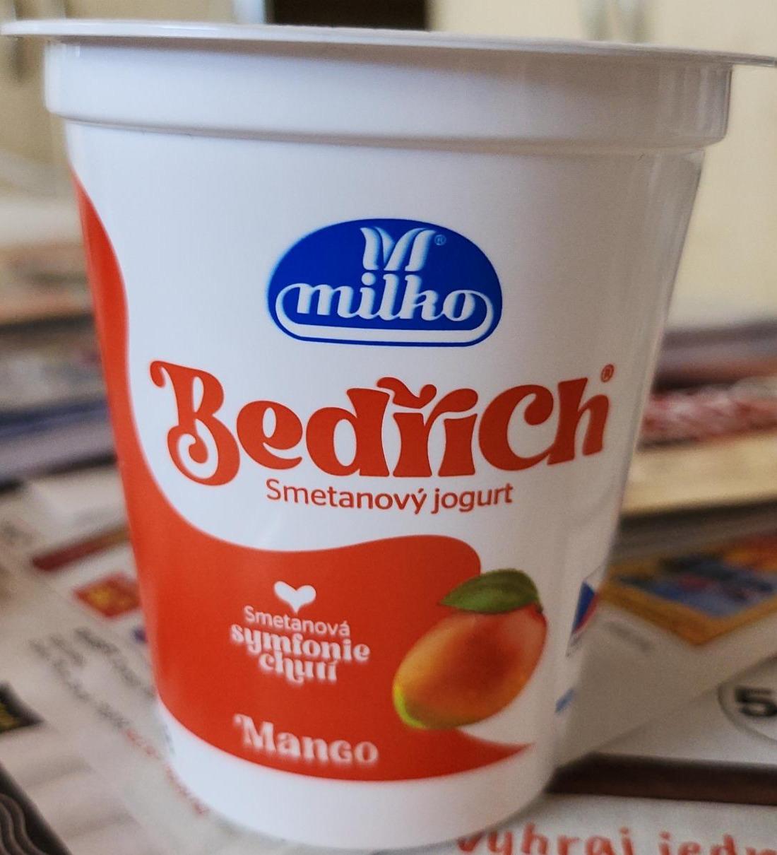 Fotografie - Bedřich smetanový jogurt mango Milko