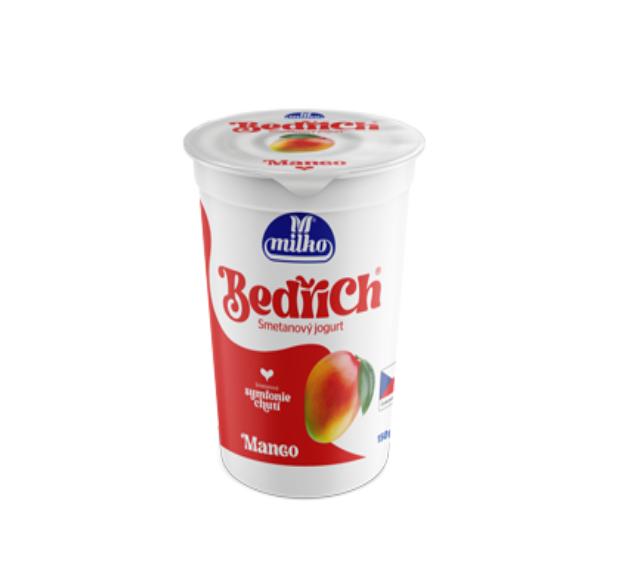 Fotografie - Bedřich smetanový jogurt mango Milko